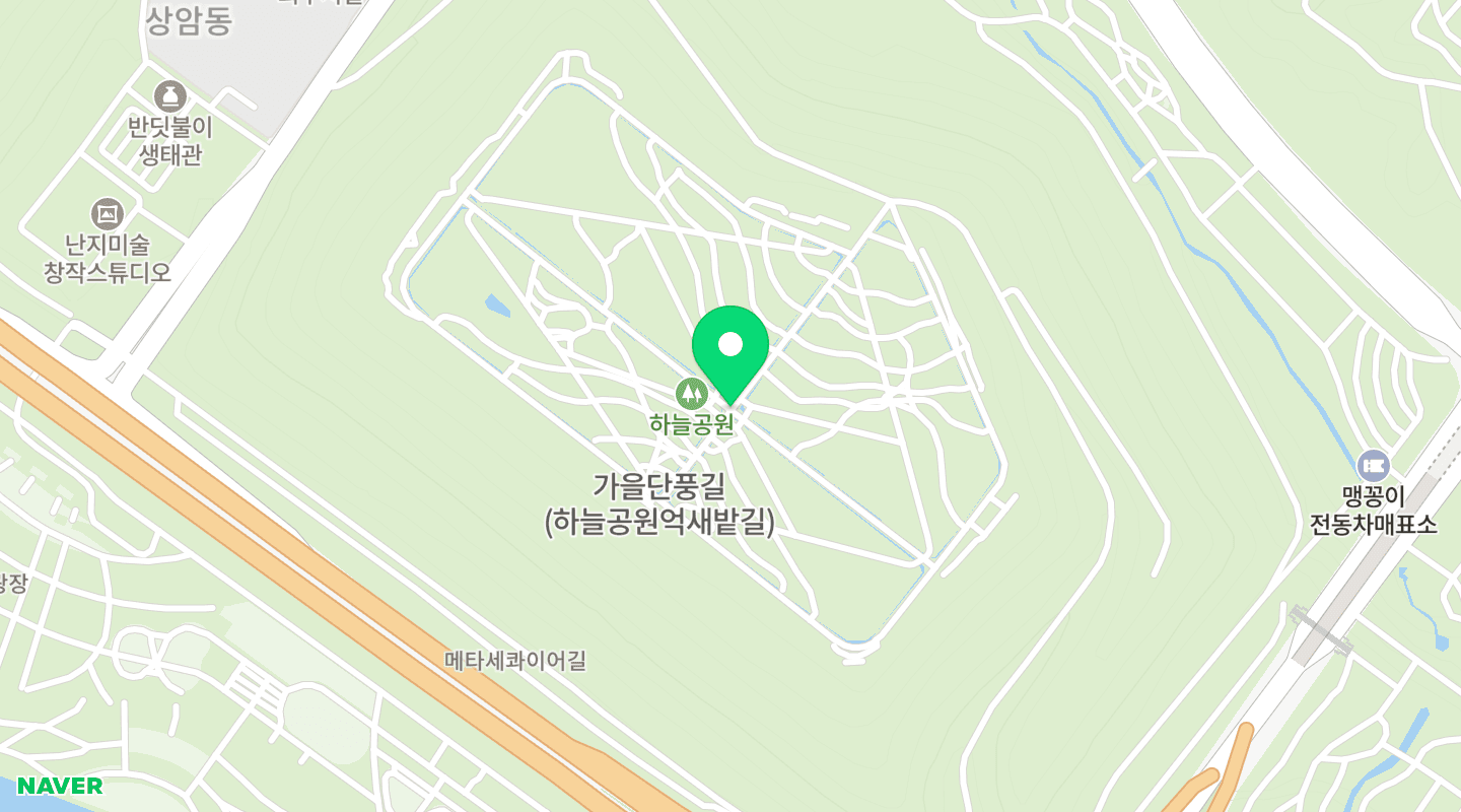 상암 하늘공원, 한여름의 초록 억새밭 찾아가기